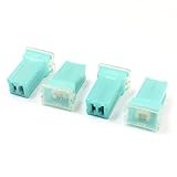 DealMux 4本DC 32V 20A AutomotiveInタイプカートリッジPALヒューズライトブルー