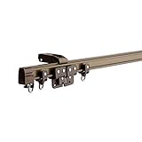 曲がる カーテンレール 手曲げ用レール セット シングル 天井付ブラケット アンバー ▼サイズ：50cm Z3K MAGEX