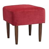 ミキモク ダイニングスツール サライ ブラウン カバー付 レッド KC-398 TBR ブラウン