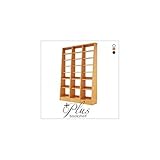 無限横連結本棚【+Plus】プラス　本体+横連結棚2体　セット ナチュラル/