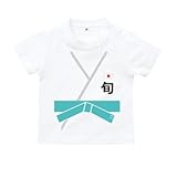 BabyChips 柔道(名入れ半袖ベビーTシャツ) 140 ホワイト