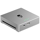 AOOSTAR TB4S SSD ケース M.2 NVMe SSD外付けケース 4べい USB4.0 40Gbps Oculinkポート 最大16TBストレージ対応 ledライト付き エンクロージャ 4スロット ハードディスクケース 冷却ファン付き