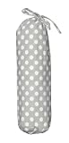 Taftan Polkadots Fitted Sheet 70 x 140cm (Grey) by Taftan