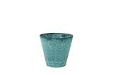 アートストーン ラウンド 17cm アズール ／底面給水型植木鉢（底栓付）
