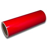 シート屋.jp 屋外4年 (22cm×5m レッド LH6033）シルエットポートレート カメオ クラフトロボ サイズ マーキング シート カッティング フィルム