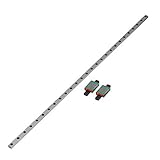 BQLZR 400 mm長シルバーmgn7軸受スチールスライドガイドLinearリニア軸受スライドレールデュアルスライド式ブロックセット
