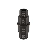 XCSOURCEオートバイバイクフロントホイールスピンドルAdaptorレンチ六角キーツール17 / 19 / 22 / 24 mm 3 / 8 "スクエアドライブbi857