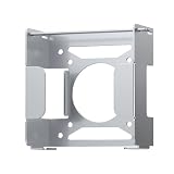 Fasgear 純アルミ金属 VESA マウント Mac-mini M4 2024、モニター マウント ブラケット デスク下用盗難防止機能付き、壁マウント VESA Mac-mini M4 Pro 2024 と互換性 (シルバー)