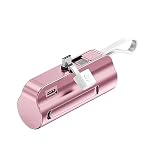 GSPOWER モバイルバッテリー GP2-5000mAh (メインType-cケーブルphone, ローズピンク)