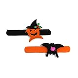 Wispun　ハロウィン用　変身　子ども　ブレスレット　かわいい　カボチャ　バット　１０個セット