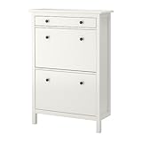 IKEA(イケア) HEMNES ホワイト 89x127 cm 00169560 靴収納用キャビネット 2コンパートメント、ホワイト