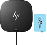 HP USB-C Essential Dock G5 (SuperSpeed USB Type-C x 1、USB Type-A x 2、オーディオジャック x 1、DisplayPort 1.4 x 2、HDMI 2.0 x 1、RJ-45 x 1、SuperSpeed USB Type-A (充電) x 2、USBハブバンドル