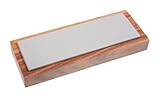 EZE-LAP 62C 2 by 6 Coarse Diamond Stone on a Walnut Pedestal by EZE-LAP