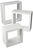 Organize It All Wall Wood Cube Organizer
