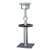 【10本入】 パイプキャッチャー 支柱受け金具 H200 ゴム止水板付 建築資材 土台 雪養生 アラオ 代不