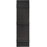 Vantage 8214055046 14X55 4 Board Joined BNB Shutter/Pair 046, Chocolate Brown [並行輸入品]