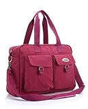 マザーズバッグ 大容量 おしゃれ 便利 赤ちゃん かわいい 斜め掛け カジュアル【Rush.Cオリジナルハンカチセット】151 (パープル)