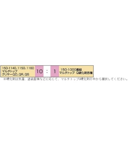 たけし 150-1130 マルチトップ Q硬化剤 遅乾型 1KG Amazon | ロック マルチトップクリヤー Q硬化剤(遅乾型) 4kg 150