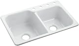 Sterling SC3322DBG-U-0 Maxeen 33-inch by 22-inch Self-Rimming (Drop-in) Large/Medium Double Bowl Vik