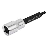 DealMux H5 5mm Hex Head Screwdriver Link 1/2 Square Drive Socket 4 Long