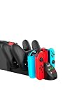 Nintendo Switch コントローラー 用 充電 6台充電 スイッチ ジョイコン プロコン 用 Switchコントローラー 用 充電ドック 充電スタンド Switchプロコントローラー 用 充電 Joy-Con Switch proコントローラー 対応 充電器 充電ドック,リッチブラック