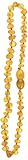 Momma Goose Baltic Amber Baby Necklaces (small, baroque unpolished honey) by Momma Goose