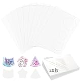 レジン セット PPシート 20枚 ィルム シェイカーレジン DIYプラシート 流砂シーリングフ シャカシャカチャーム