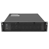 IPCHASSIS MicroATX | Mini-ITX 2U ラックマウント産業用コンピュータケース | サーバーシャーシ | 取り外し可能なクイッククリーンフィルター | 最大6x3.5 HDD | USB3.0