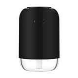 【最新改良版 & USB充電式】 加湿器 卓上 超音波式 次亜塩素酸水対応 大容量240ml ワイヤレス 卓上加湿器 車載加湿器 LEDライ