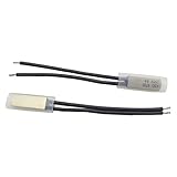 Goliton®　10X　 KSD9700 5A/250V 45度サーモスタットキット　温度制御式スイッチ　正常的に閉めることができる　銀色