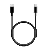 ezgbofg 高速USB C - USB Cケーブルコード 急速充電&データ転送 60W電力 480Mbps速度 iPhone 15シリーズ用(ブラック、1m)