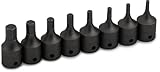 タイタン8pc。3 / 8in Dr。SAEインパクトHexビットSckt SE ( 68871 ) ( 68871）