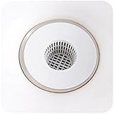 革命的な浴槽排水プロテクターフィルタバスルームヘアキャッチャー/ Strainer / Snare ホワイト B01M8PNQCJ