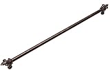 Carpe Diem Hardware 606-22 Charlemagne 22-Inch O.C. Long Pull with Large Fleur De Lys, Oil Rub Bronz