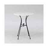 ガーデンテーブル テーブル大理石の丸天板直径600mm