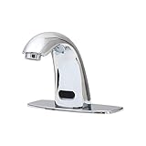 Dyconn Faucet HF1H21-CHR Trinidad Hands/Touch Free Motion Sensor Bathroom Faucet, Polished Chrome by