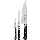 Messermeister Elite 3ピース高炭素Forgedナイフステンレススチールスターターセット
