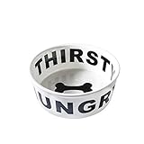 陶器 猫食器 犬 食器, フード そして 水 ペット 給餌器 猫 犬 ペット用品 用 大型 中型 小型 猫 犬 (L,C)