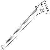 ロイヤル ダボ付き傾斜ブラケット(外々専用) 呼名350 クローム A-50