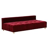 arne ベンチソファ ベンチ イス 背もたれ コーナーソファー ローソファー Baggy DX-armless 3×7 モケット ダークレッド