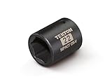 TEKTON 47777 1/2-Inch Drive by 22mm Shallow Impact Socket, Cr-V, 6-Point [並行輸入品]