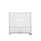 アルファタカバ ベビータンスシリーズ ホイップ 90cm4段 (パステルピンク)