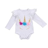 Cutelove　カーバーオール　ロンパース　フライスリーブ　花付き　長袖　女の子　ベビー　赤ちゃん　幼児　ベビー服　秋　春　可愛い　ファッション　素敵　カジュアル　普段着　チュチュベビー　開きスナッ