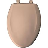 Bemis 1200SLOWT 048 Slow Close Sta-Tite Elongated Closed Front Toilet Seat, Suez Tan by Bemis