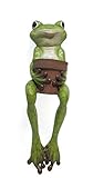 【正規輸入品】 feeDECO 植木鉢 Animal Pot Cover [Frog Break]