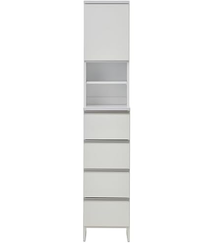 Amazon.co.jp: ランドリーチェスト ハイタイプ 隙間収納 幅45cm