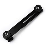 フラッシュ ブラケット 1/4 ネジ対応 フリープレート スピードライト ビデオライト グレーカード付