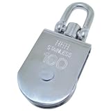 H.H.H.（スリーエッチ） ステンレスサンマブロック 自在シャックル MBS100 ※取寄せ品