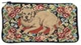 123 Creations C494CC-4.5x7 in. B-Floral Lab Petit-point Cosmetic Purse