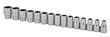 Stanley 89-339 1/2-Inch Drive 12-Point Professional Grade Metric Socket Set, 15-Piece [並行輸入品]